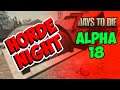 7 Days To Die ALPHA 18 Horde Night