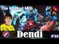 Dendi - Storm Spirit The Legend MID | Dota 2 Pro MMR Gameplay #25