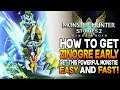 How To Get The Best Electric Monstie ZINOGRE Early! Monster Hunter Stories 2 Gameplay Guide