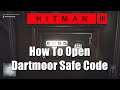 How To Open The Dartmoor Safe in Hitman 3 Dartmoor - Alexa Carlisle's office safe code