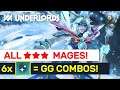 ★★★ Hyper Roll MAGES! Epic 6 Mage Combos! | Dota Underlords