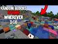 Minecraft BUT, Random Blocks SPAWN Wherever I Go...
