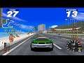 Rave Racer - Namco System 22 - Novice - 4 Green Car - Full Race