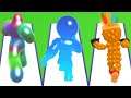 BLOB RUNNER 3D vs THE BIG HIT vs PIXEL RUSH - Triple Game