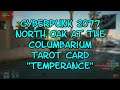 Cyberpunk 2077 North Oak at the Columbarium  Tarot Card  "Temperance"