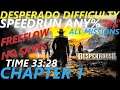 Desperados 3 - Chapter 1 SPEEDRUN ANY% / No saves - Desperado difficulty - Time 33:28 All Missions