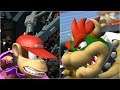 Mario Strikers Charged - Diddy Kong vs Bowser - Wii Gameplay (4K60fps)