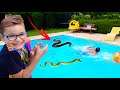 PRANK - Swan fait croire à Néo qu'il y a des serpents dans la piscine !!! 😱