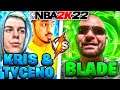 The KrisZeeTee Tyceno and Igymo trio RETURNS in NBA 2K22 but I'm horrible at the game ($400 WAGER)