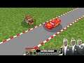 The Smallest Lightning McQueen and Mater in Minecraft - Coffin Meme