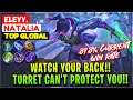 WATCH YOUR BACK!! Turret Can't Protect You!! [ Top Global Natalia ] ELEYY. - Mobile Legends.
