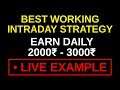 Best Working Intraday Strategy In Hindi | India