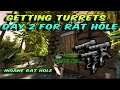 Getting Turrets Day 2 - Rat Hole Turrets and Cryo's | Ark Small Tribes Unofficial PvP