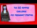 mcc pregnancy | lets play the sims 4 | the 100 vampire baby challenge