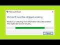 Microsoft Excel Has Stopped Working Error In Windows 10 / 8 / 7  - Fix