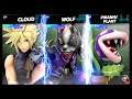 Super Smash Bros Ultimate Amiibo Fights – Request #20602 Cloud vs Wolf vs Deku Baba