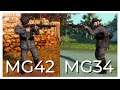 The MG42 vs the MG34 in Heroes & Generals
