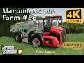 Fertilizing, harvesting soybeans and spreading slurry | FS19 TimeLapse | Marwell Manor Farm #56 | 4K