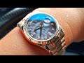 [Đỉnh] Rolex Day Date President Everose Gold MOP Baguette Diamond 36mm 118235 | ICS Authentic