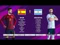 PES 2020 | FIFA World Cup Qatar 2022 | Spain vs Argentina | Quarter Final