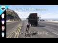 When Bikers meet Semi-Trucks (GTA V Gameplay)