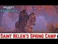 ASSASSINS CREED VALHALLA Gameplay - Saint Helen's Spring Camp | Battle Sparth Axe Location