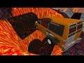 Beamng Drive - Which car can reach successful the bottom of the volcano?