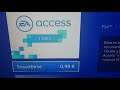 EA access 0,99 € PS4