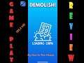 Game Play | DEMOLISH! | Brief Review |