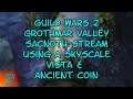 Guild Wars 2 Grothmar Valley Sacnoth Stream Using a Skyscale Vista & Ancient Coin