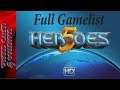 Heroes 5 Pandora's Box / Key - 2021 in 1 - Complete Gamelist Overview