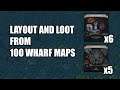 Layout and Loot from 100 Wharf Maps
