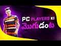 PC Player Vs Pro Players - 1 vs 4 With Telugu Best Player- Free Fire Telugu