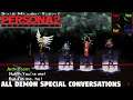 Persona 2 Innocent Sin - ALL Demon Special Conversations