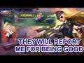 THEY WILL REPORT ME FOR BEING GOOD | TOP GLOBAL LESLEY | MOBILE LEGENDS BANG BANG | GAMEPLAY15 |