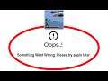 Fix Air Attack Apps Oops Something Went Wrong Error Please Try Again Later Problem Solved
