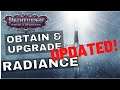 Fully Upgrade Radiance Pathfinder Wrath of the Righteous Radiance Progression & Shield Maze Puzzle