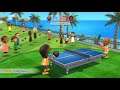 wii ping pong but I use only backspin shots