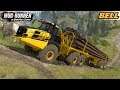 Spintires: MudRunner - BELL B45E LOGGING TRUCK Difficult Road over the Hills