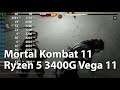 AMD Ryzen 5 3400G Review - Mortal Kombat 11 - Vega 11 iGPU - Gameplay Benchmark
