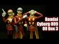Bandai - Cyborg 009 00 Box 3 Set - 003, 004 & 007 1/15 Scale Figure Review - Hoiman