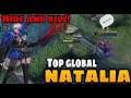 BEST HUNTER!! NATALIA BEST BUILD | TOP 1 GLOBAL GAMEPLAY Junn. ~MOBILE LEGENDS