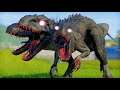Criei um MEGA Indominus Rex de 3 Cabeças! Super MODIFICADO! Jurassic World Evolution - Dinossauros
