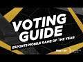 Esports Mobile Game Of The Year - Voting Guide | Garena Free Fire