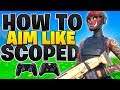 How To Aim Like Scoped On Console - Pro Aim Tips! (Fortnite PS4 + Xbox Tips)