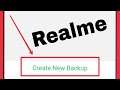 How To Create New Backup & Restore My Phone Data | in Realme Phones