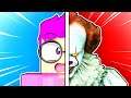 JUSTIN Turns Into PENNYWISE THE CLOWN In MINECRAFT! (LANKYBOX Is SPLITTING UP?!)