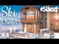 Modernes Winter Ferien Haus mit allen Packs bauen ❄️ SKI CHALET #4 in Die Sims 4