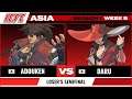 Adouken (Sol) vs Daru (Ino) - ICFC GGST ASIA: Season 2 Week 9 - Loser's Semifinal