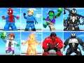 All Character Transformations in LEGO Marvel Super Heroes 1